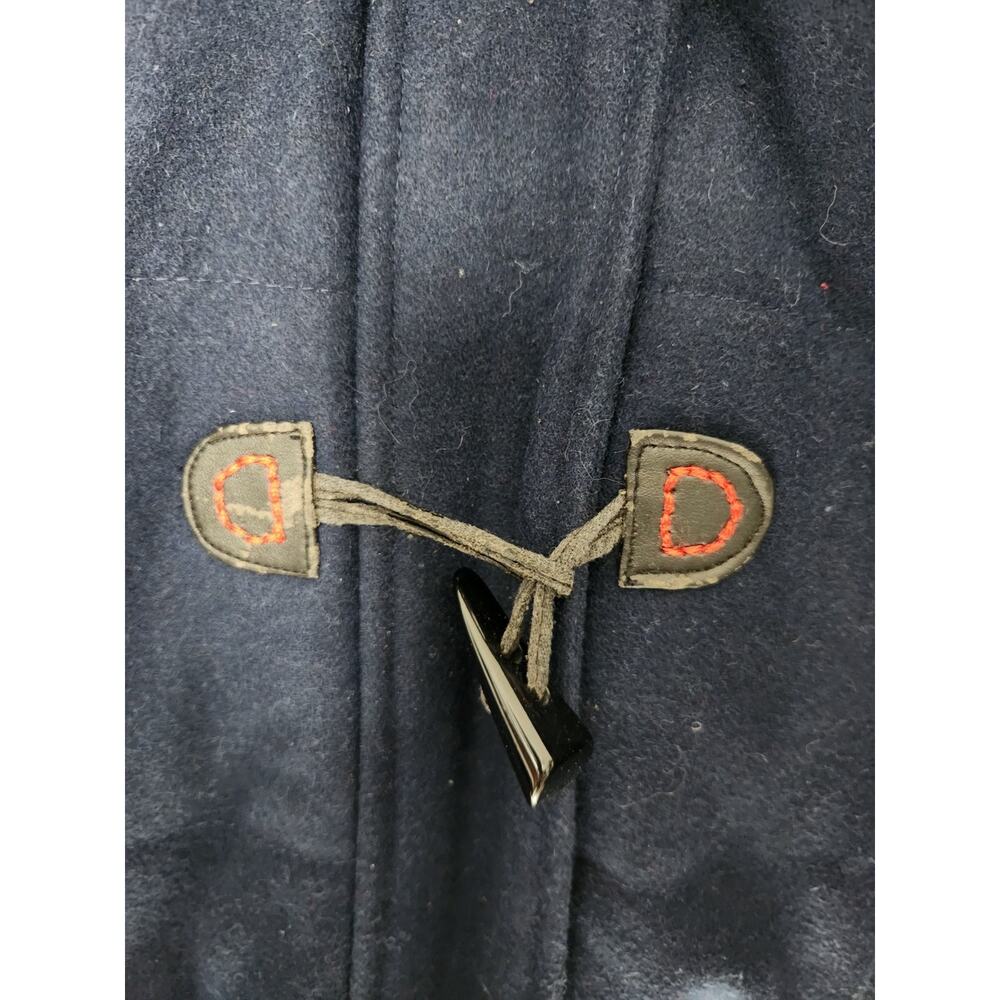 Coogi Women's Logo Rainbow Full Zip Navy Wool Varsity Jacket Fur Hood Size XXL - Picture 13 of 13